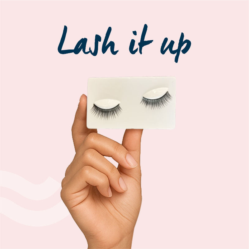 Eyelash Set With Glue, False Eyelashes - Party Style