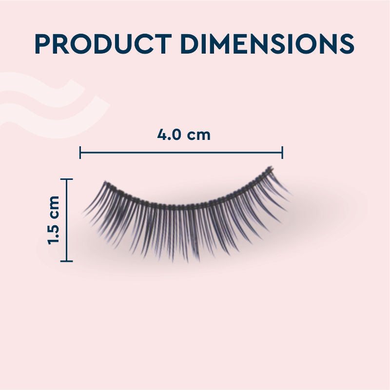Eyelash Set With Glue, False Eyelashes - Party Style