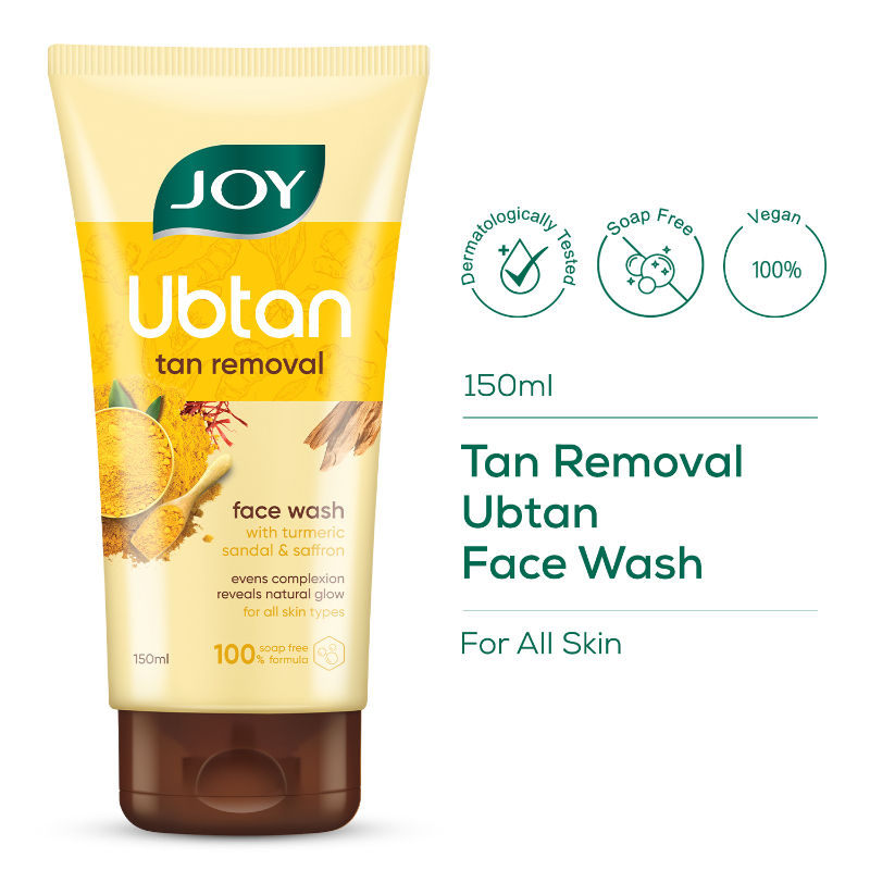 Ubtan Tan Removal Face Wash, For Natural Glowing Skin - 150ml