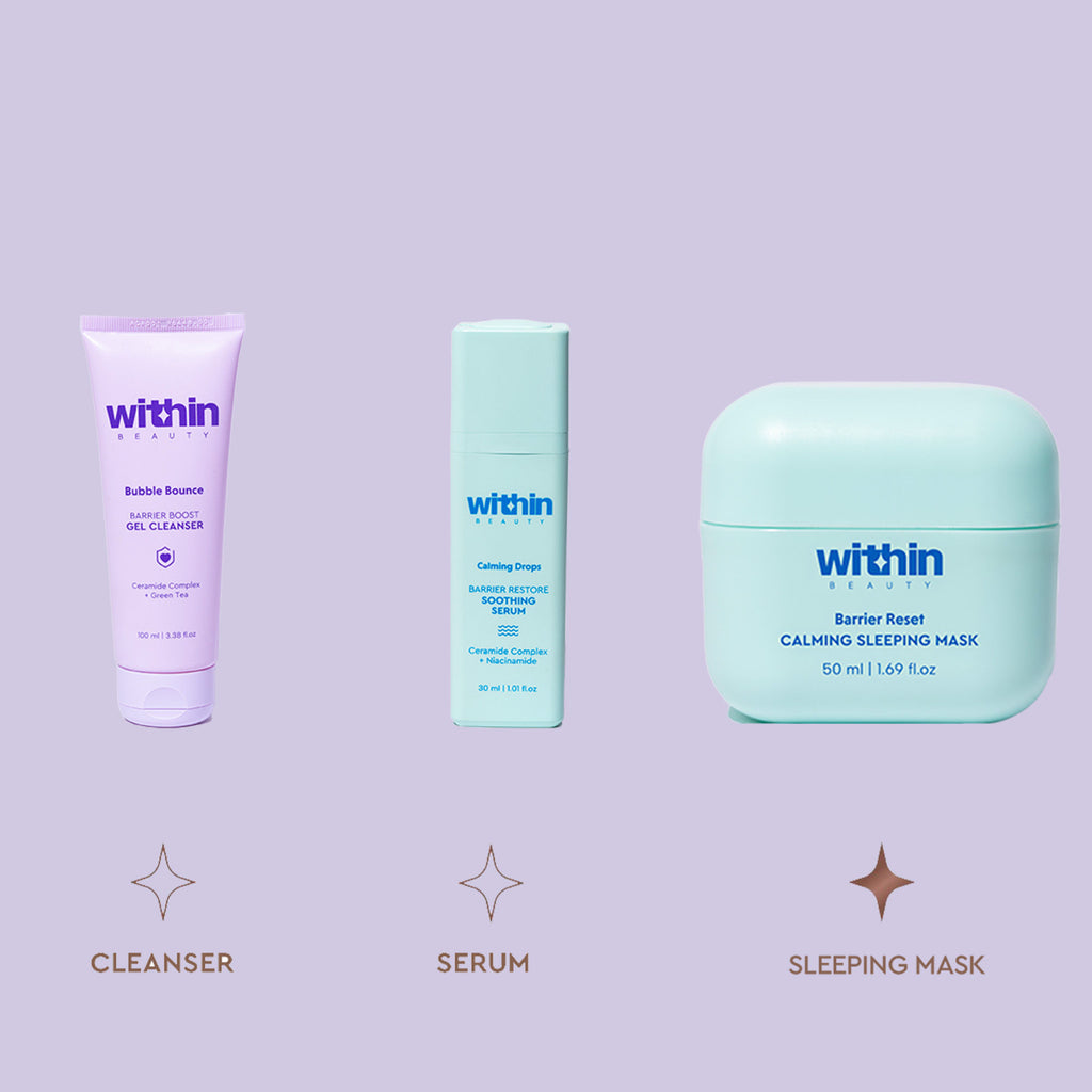 Ceramide & Cica Extract Sleeping Mask, Barrier Reset Calming Sleeping Mask