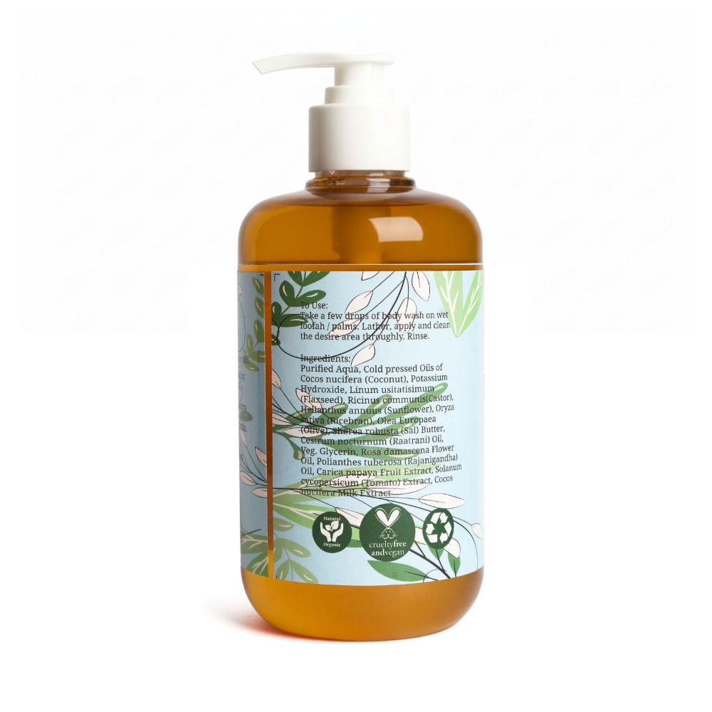 Organic Floral Shower Body Wash