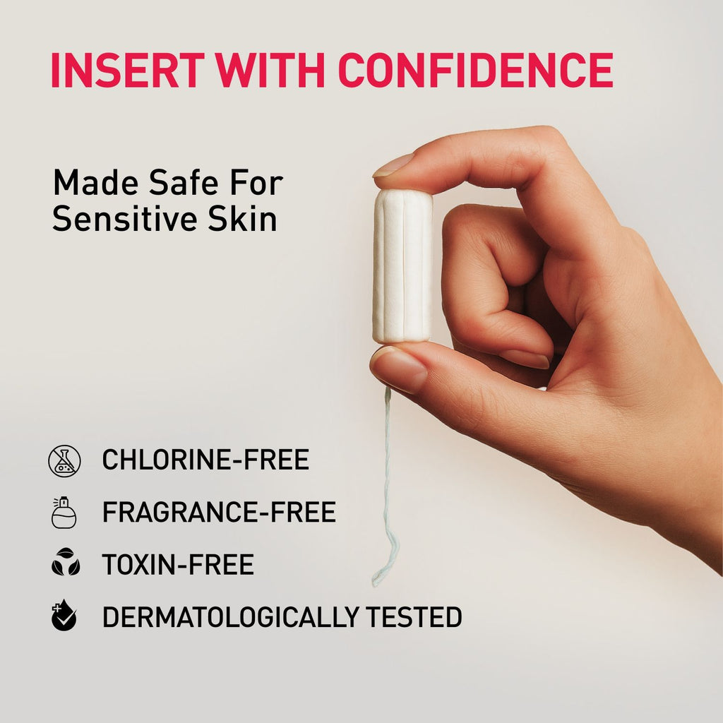 Fda Approved Tampons for Regular Flow, High Absorption Biodegradable Tampons, 360° Leakproof