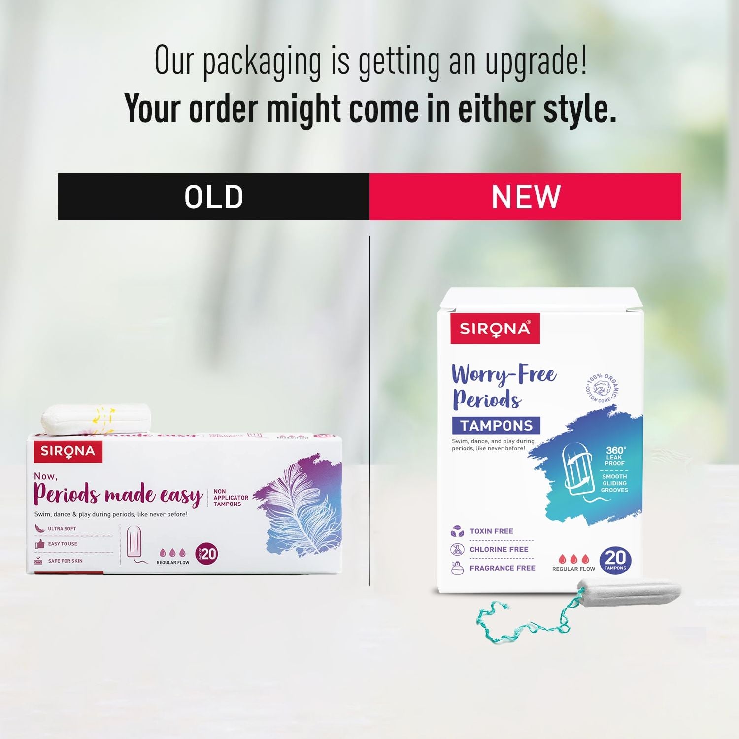 Fda Approved Tampons for Regular Flow, High Absorption Biodegradable Tampons, 360° Leakproof