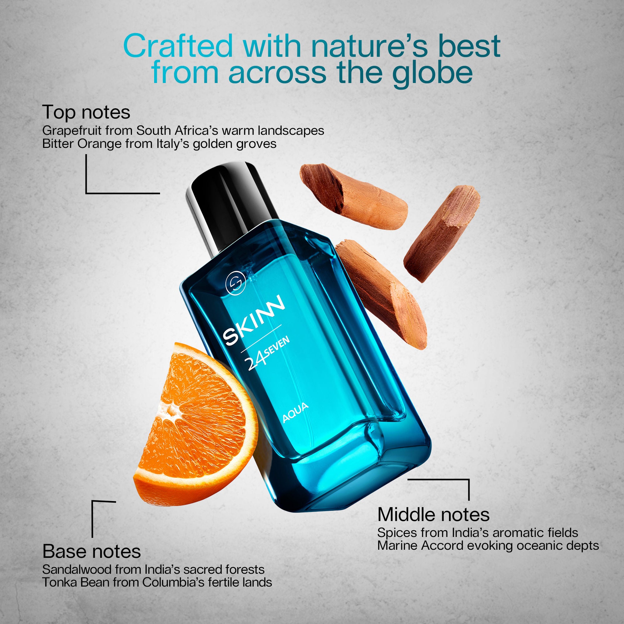 24Seven Perfume For Men - Aqua Eau De Parfum