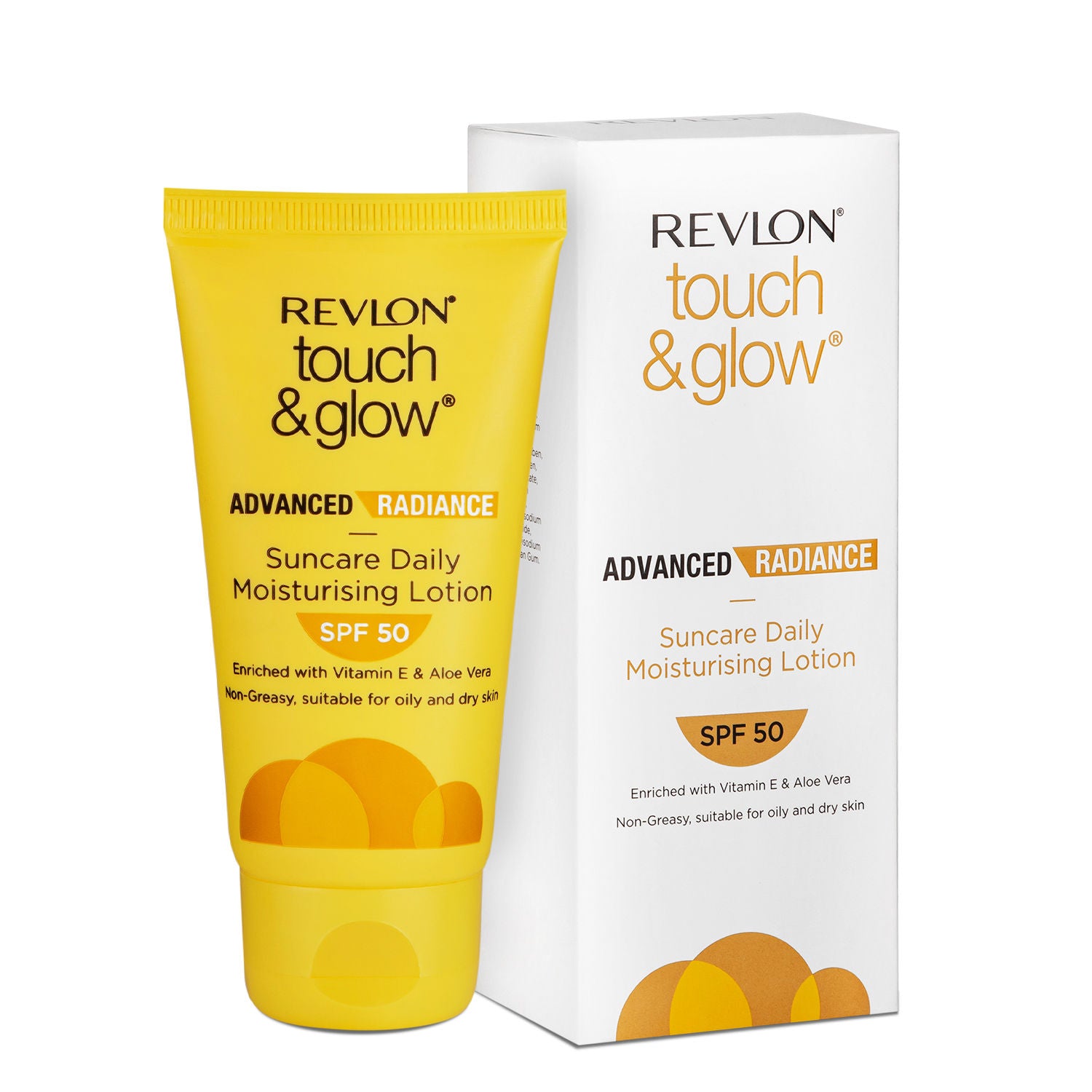 Touch & Glow Advanced Radiance Sun Care Daily Moisturizing Lotion SPF 50
