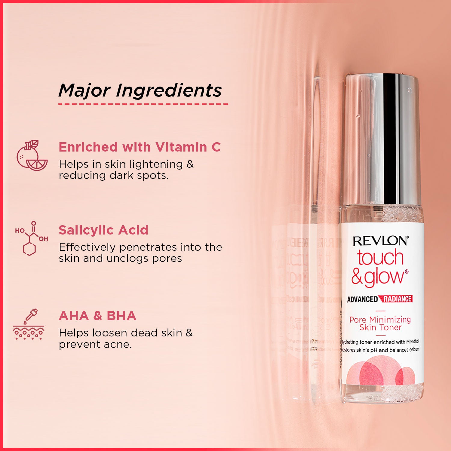 Touch & Glow Advanced Radiance Pore Minimizing Skin Toner