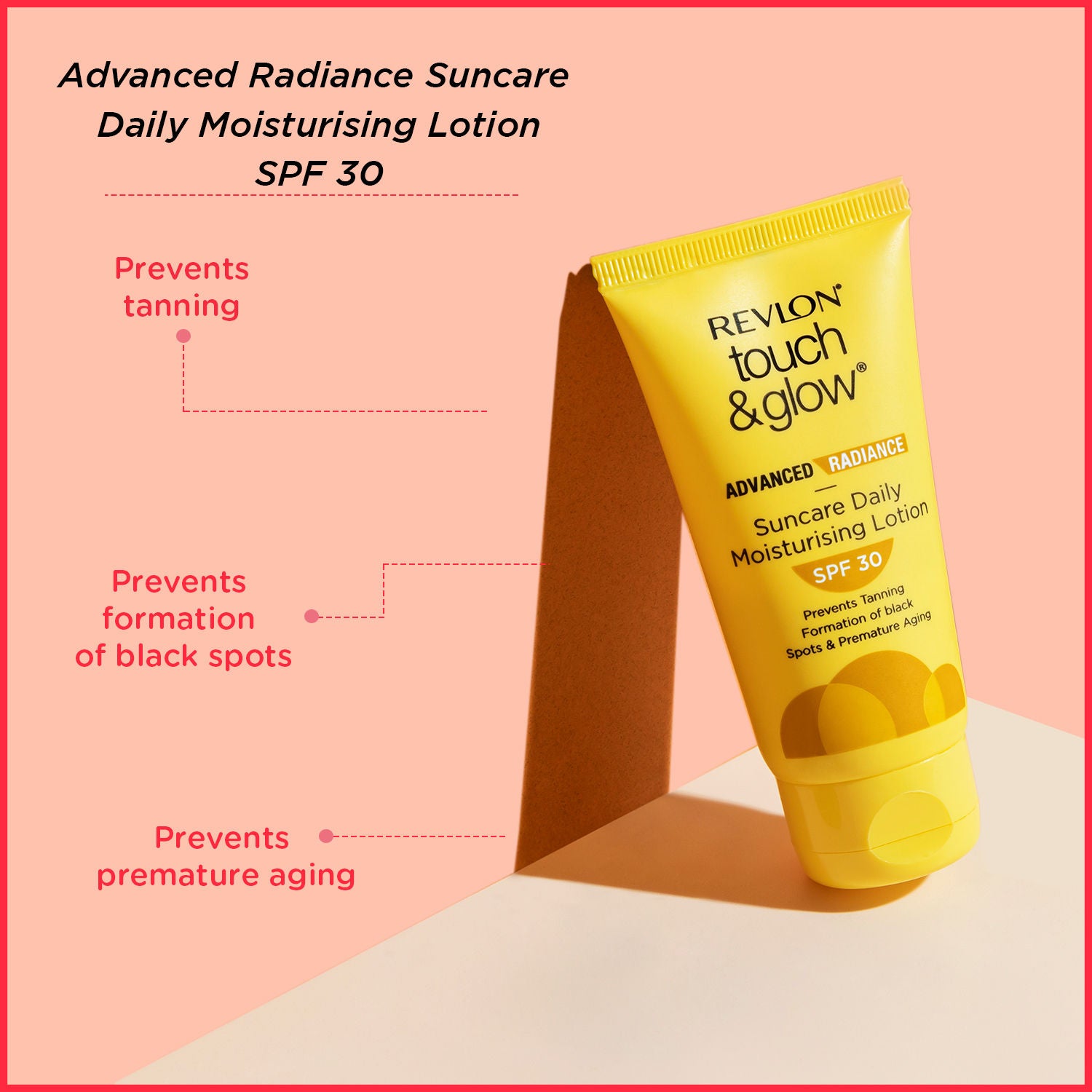 Touch & Glow Advanced Radiance Sun Care Daily Moisturizing Lotion SPF 30