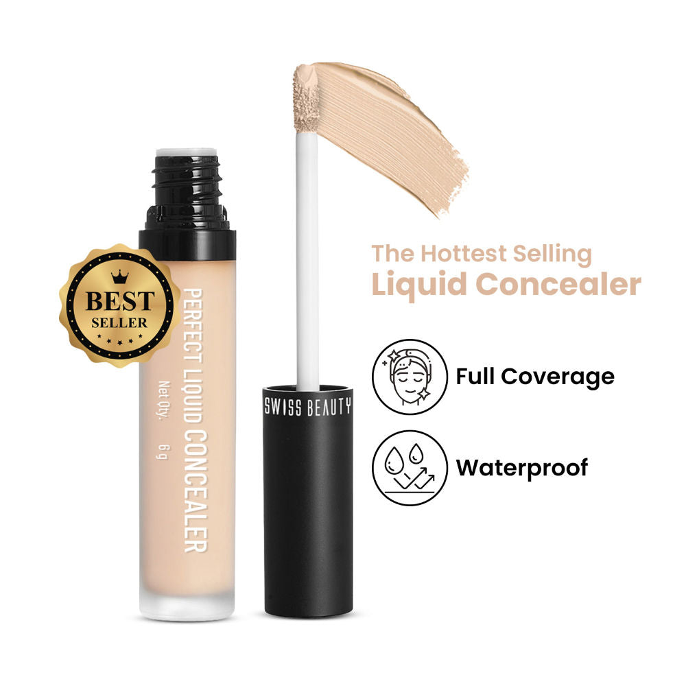 Full Coverage Liquid Concealer With Jojoba Oil - 03 Light Moyen