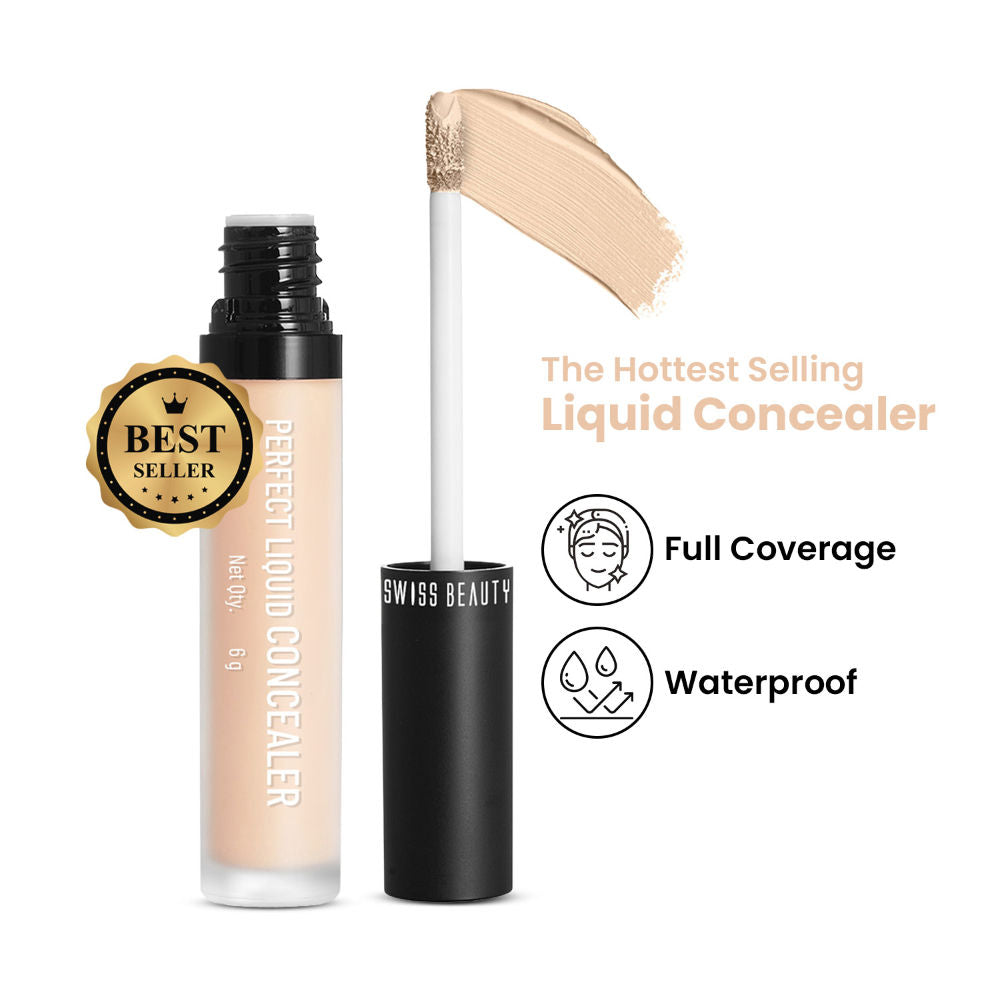 Full Coverage Liquid Concealer With Jojoba Oil - 04 Medium Beige