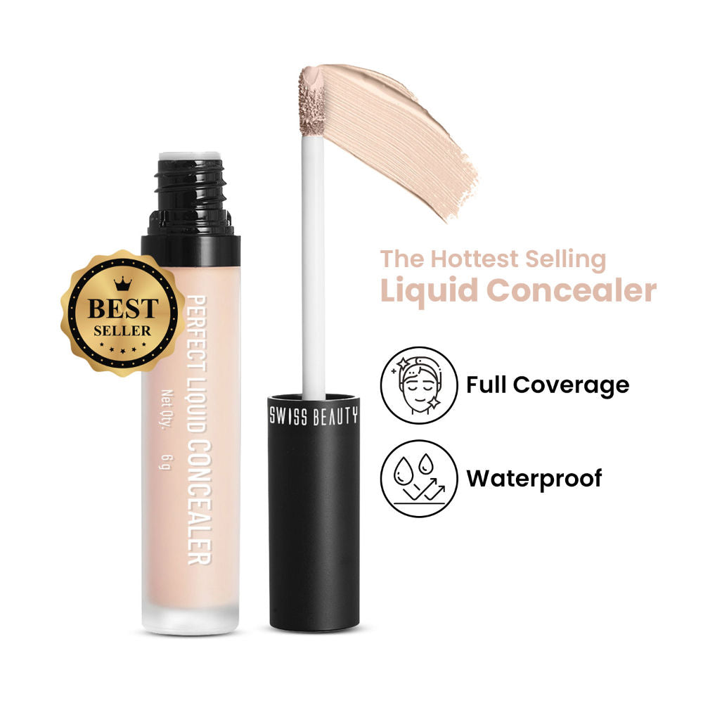 Full Coverage Liquid Concealer With Jojoba Oil - 05 Medium Moyen