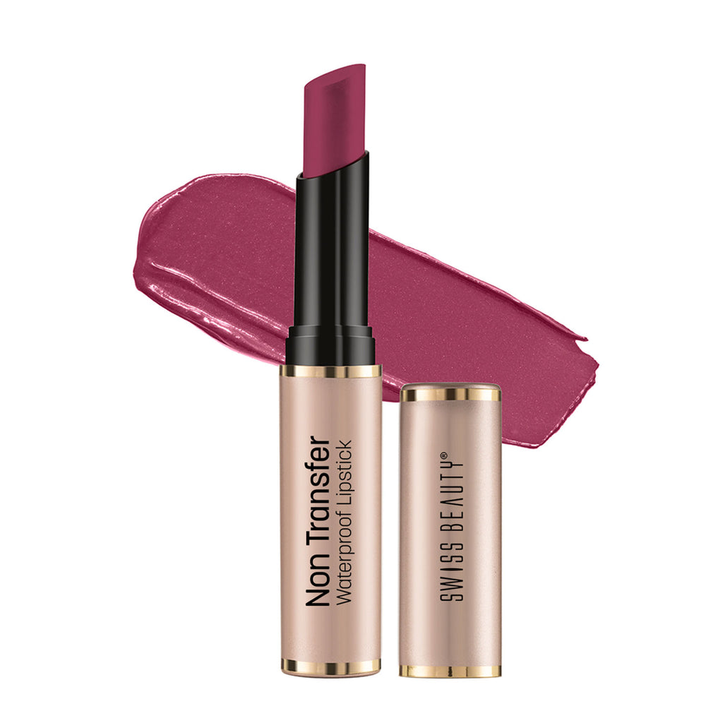 Non Transfer Waterproof Lipstick - 401 Pink Blossom