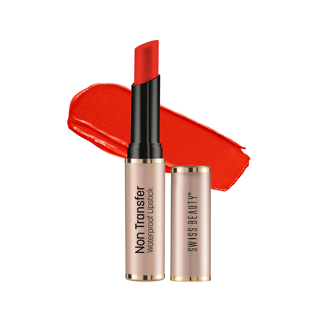 Non Transfer Waterproof Lipstick - 405 Orange Red