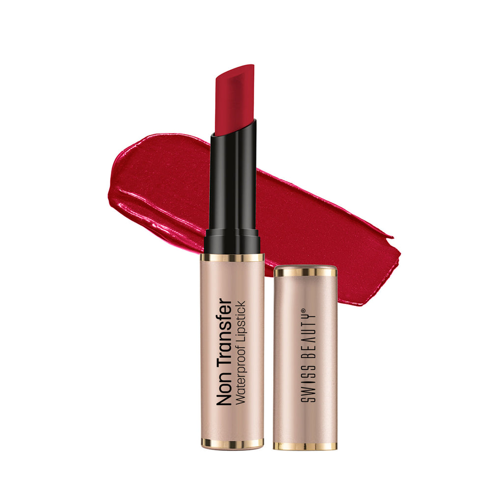 Non Transfer Waterproof Lipstick - 408 Blood Red