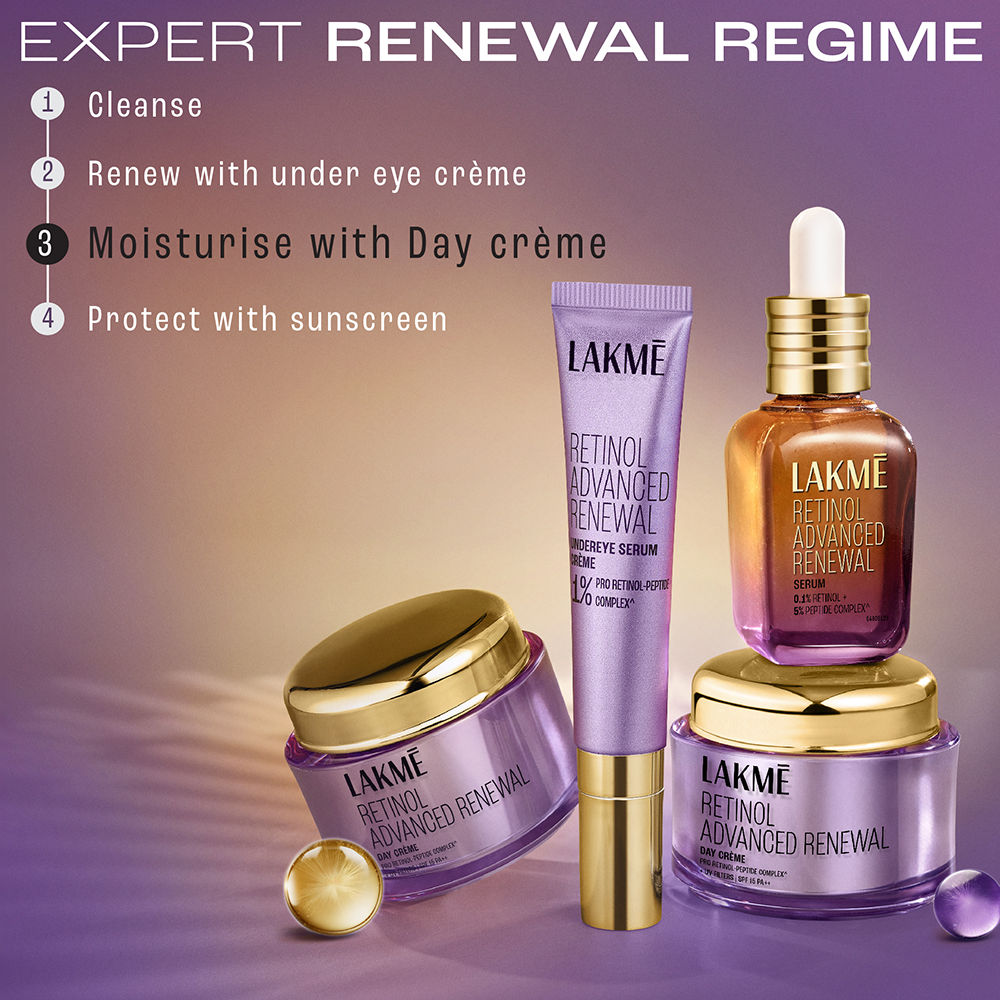 Retinol Advanced Renewal Day Creme Pro-Retinol Peptide Complex + Uv Filters & SPF 15 PA++