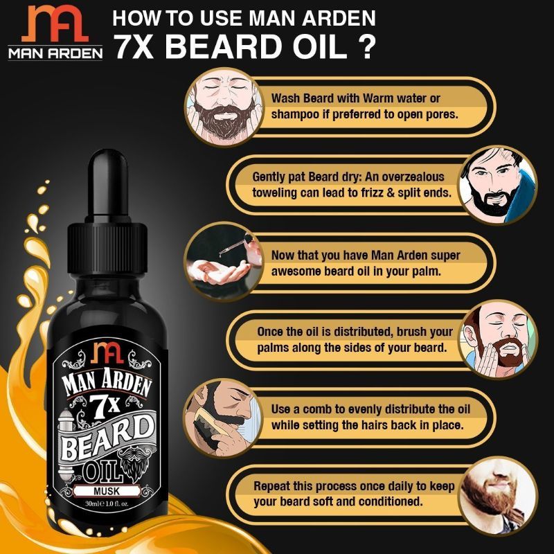 7X Musk Beard Oil