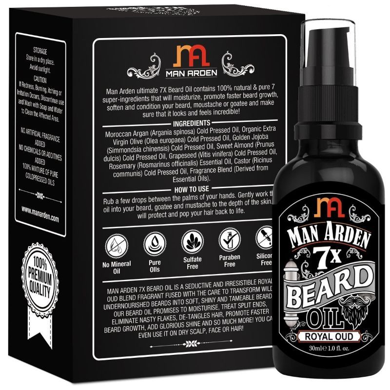 7X Royal Oud Beard Oil