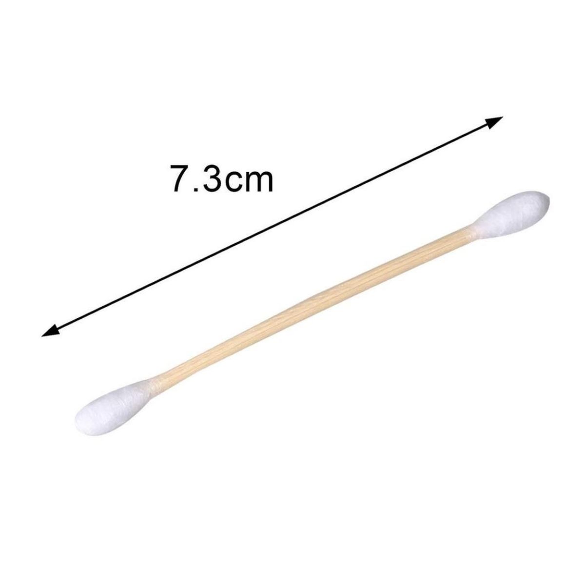 Bamboo Cotton Ear Buds Organic Ear Cleaning Swabs Qtips For Makeup, Nail Polish Removal