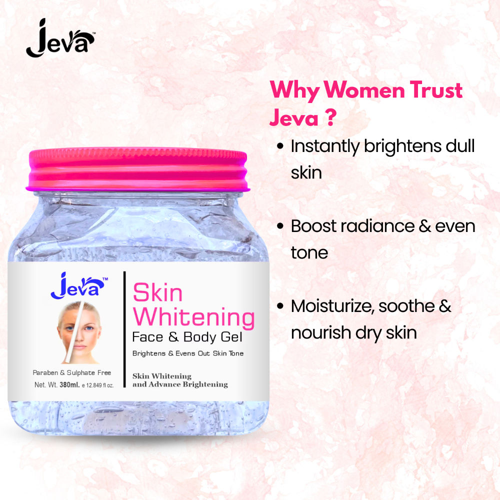 Skin Whitening & Brightening Instant Glow Gel for Normal to Dry Skin - Hydrating Radiance