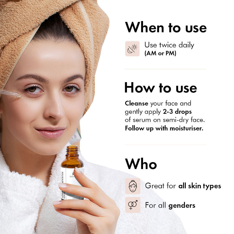 Advance Pigmentation Face Serum with Arbutin +Tranexamic Acid, Fights Hyperpigmentation