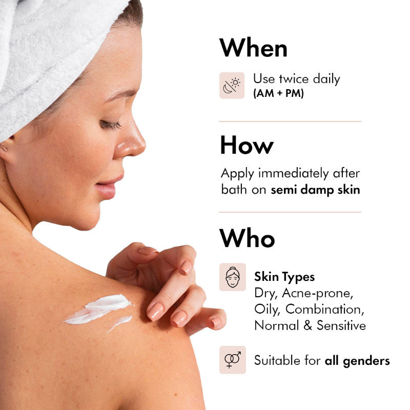 Lactic Body Lotion with 5% LA, Improves Skin Texture + Reduce Strawberry Legs (Unscented)