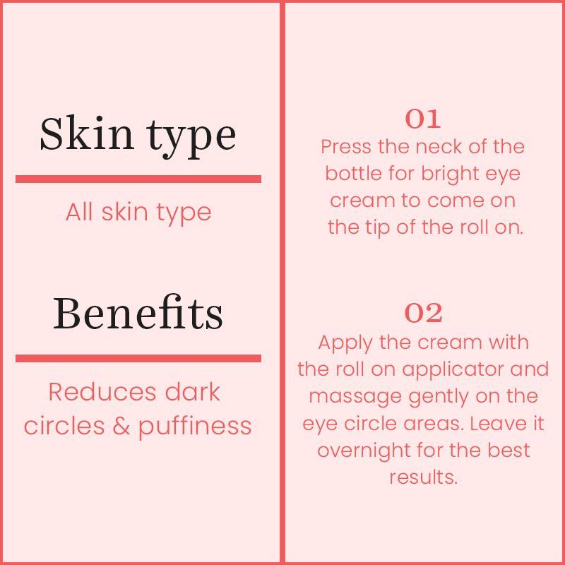 Bright Under Eye Cream With Hyaluronic Acid