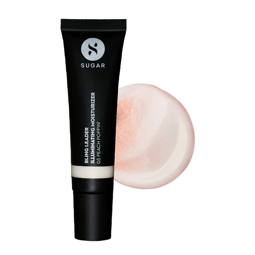 Bling Leader Illuminating Moisturizer Strobe Cream with Vitamin E- 01 Gold Diggin - 03 Peach Poppin' - Warm Peach with a Pearl Finish