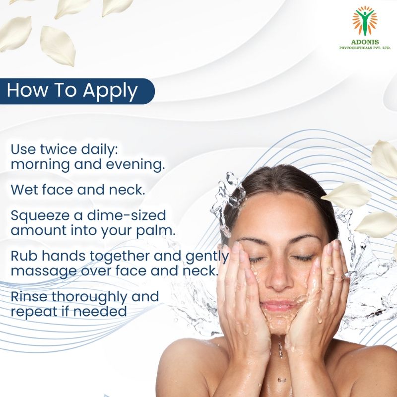 Unisex Ds Glow Face Wash Cleanser With Glutathione & Glycolic Acid For Brightening & Radiance