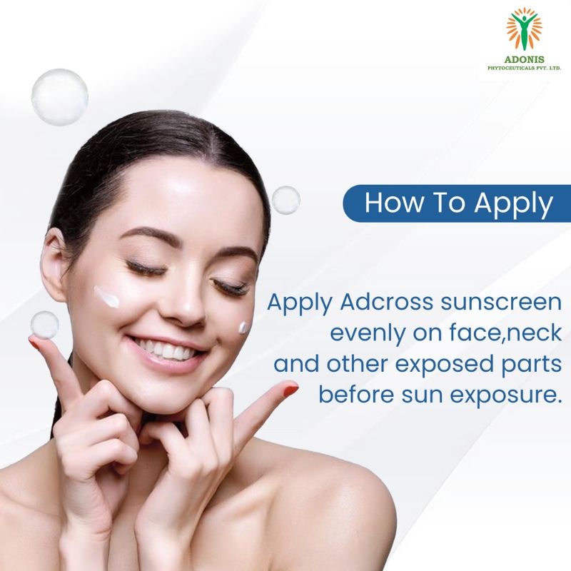 Unisex Adcross Aqua Gel Sunscreen With SPF 50+ & Iron Oxide For UV Protection, Anti Pollution