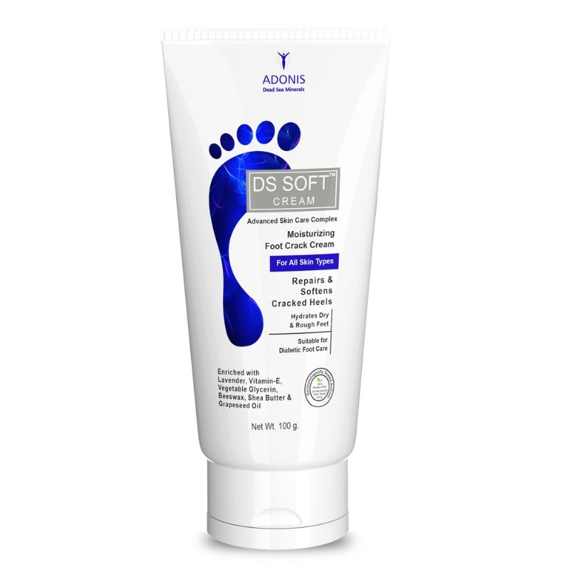 Unisex Ds Soft Cream Foot Repair Cream With Urea & Lactic Acid For Cracked Heels, Smooth Skin