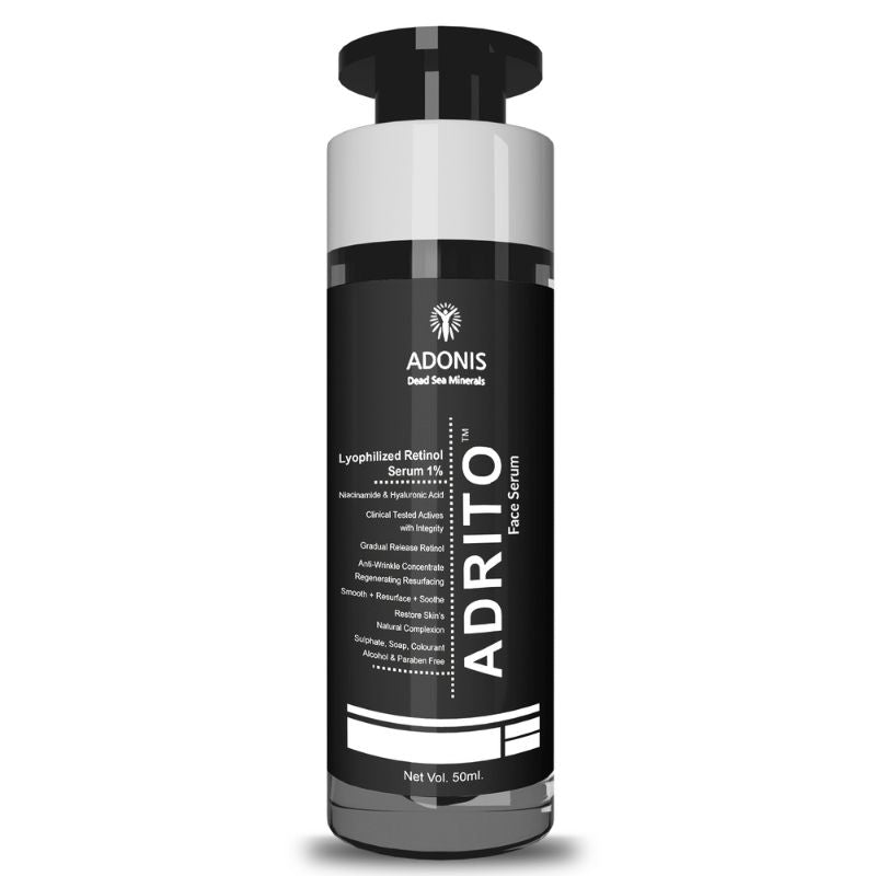 Unisex Adrito Face Serum With Retinol & Hyaluronic Acid For Anti Aging & Skin Firming