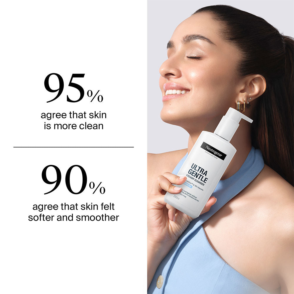 Ultra Gentle Creamy Face Cleanser Moisturizing Face Wash for Dry, Oily, Sensitive Skin