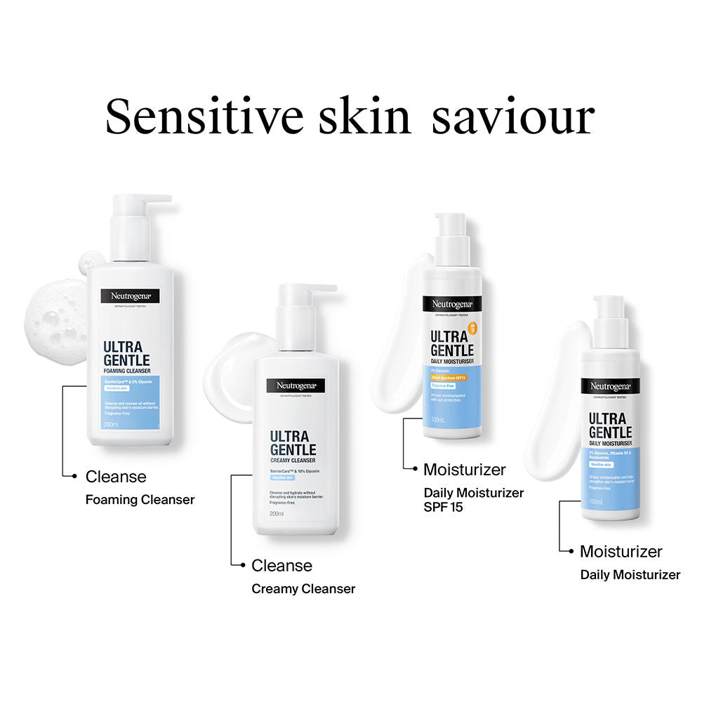 Ultra Gentle Daily Face Moisturizer With Glycerin, Niacinamide & Vitamin B5