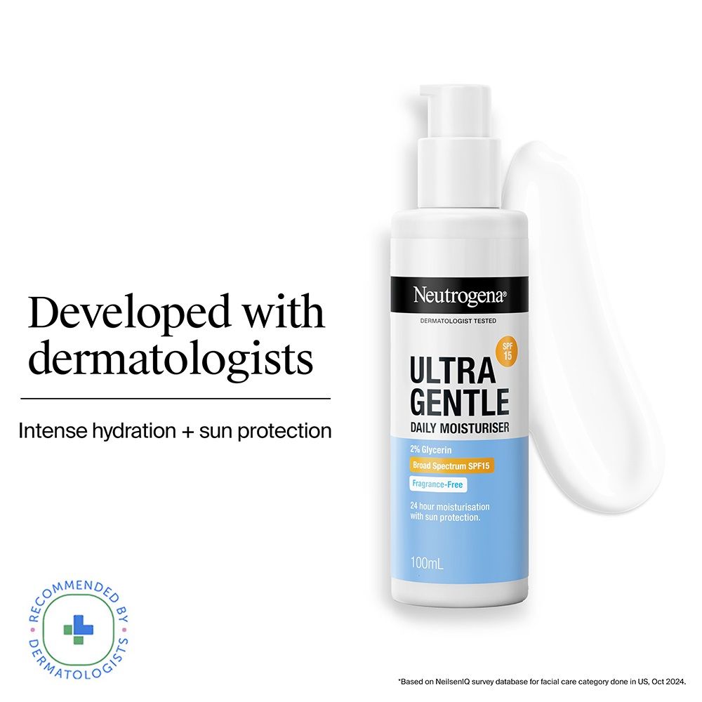 Ultra Gentle Daily Face Moisturizer With SPF 15