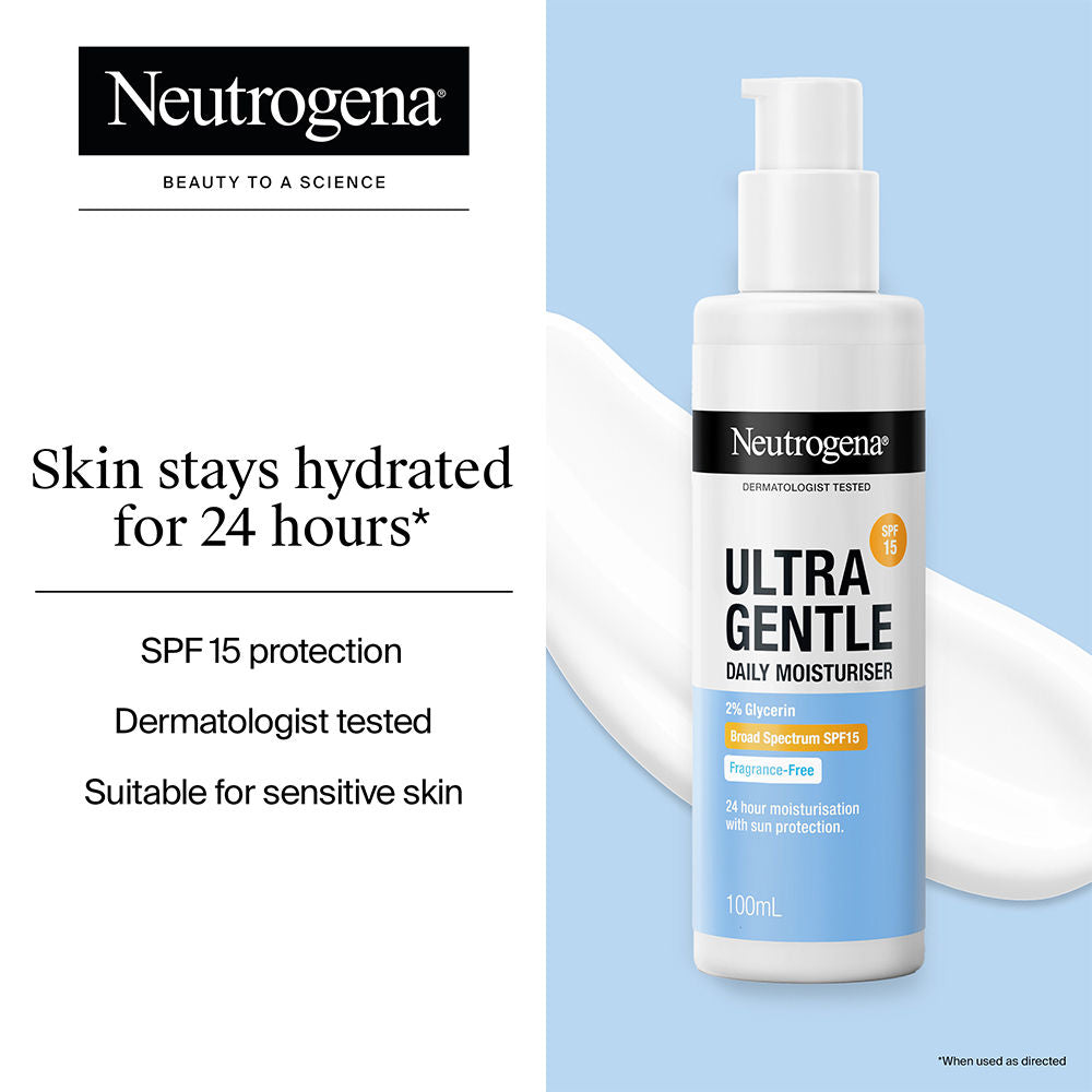 Ultra Gentle Daily Face Moisturizer With SPF 15