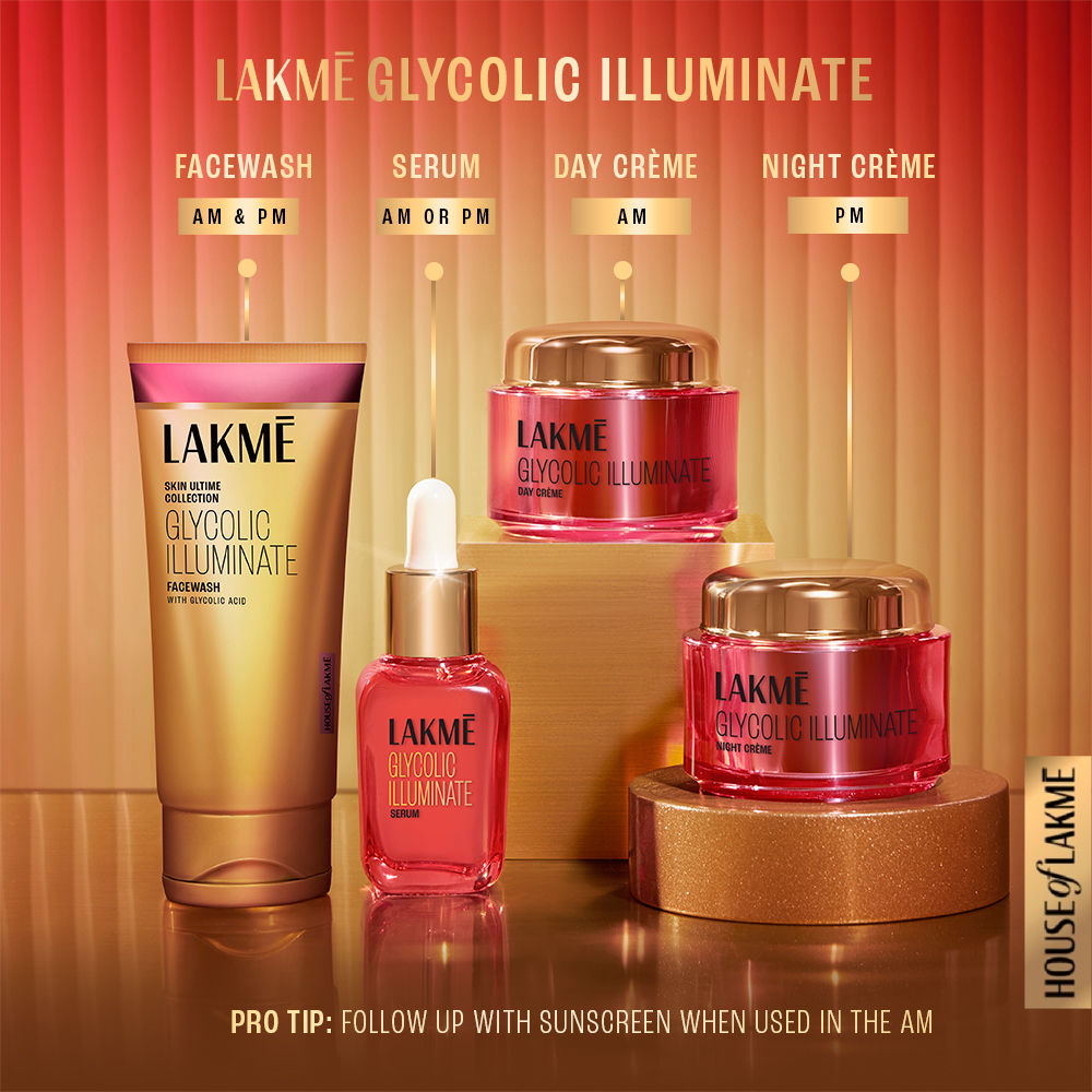 Glycolic Illuminate Night Cream With Glycolic Acid & 1% Niacinamide For Skin Barrier Repair
