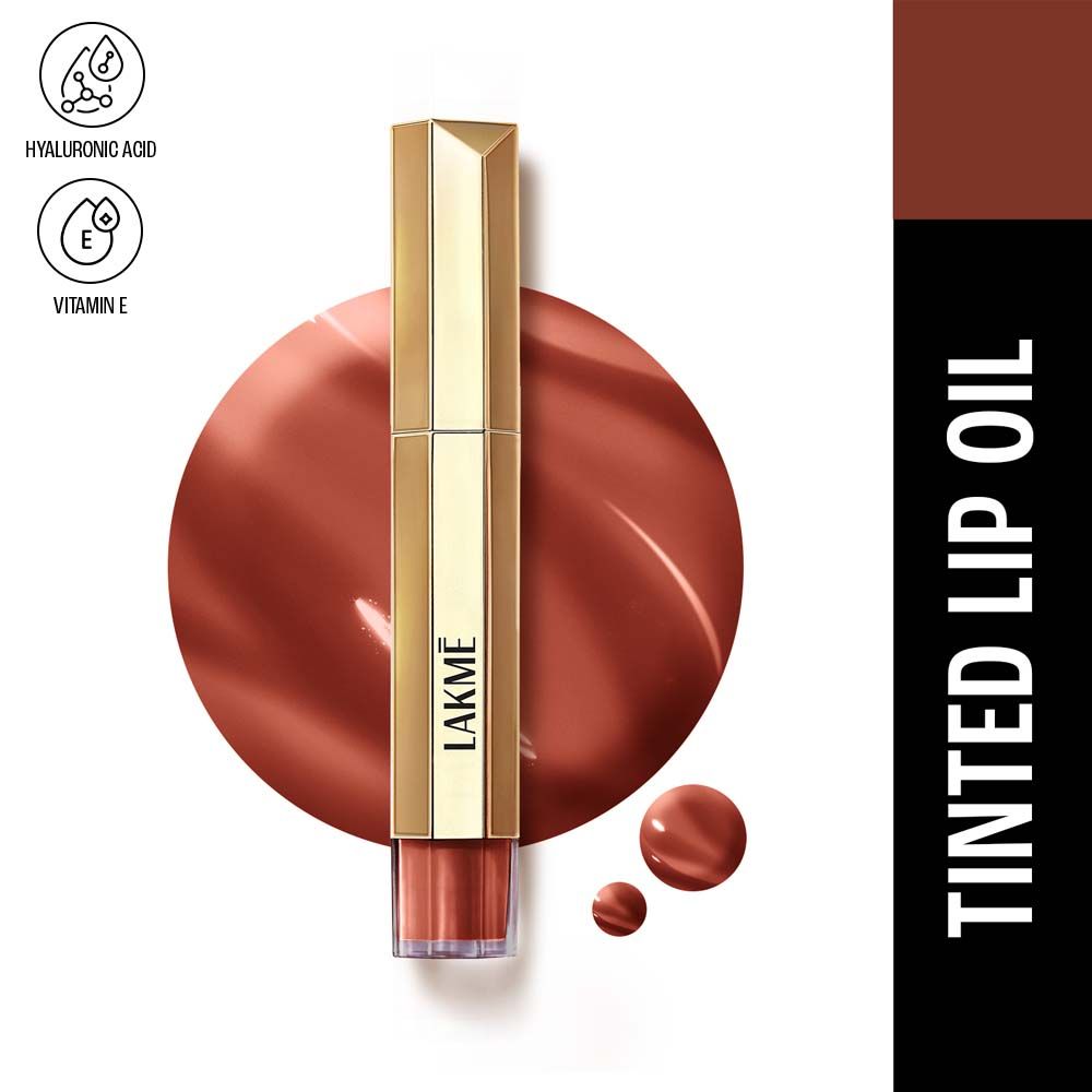 9to5 Overtime Shine Hydrating Tinted Lip Gloss Oil with Hyaluronic Acid - Cocoa Truffle