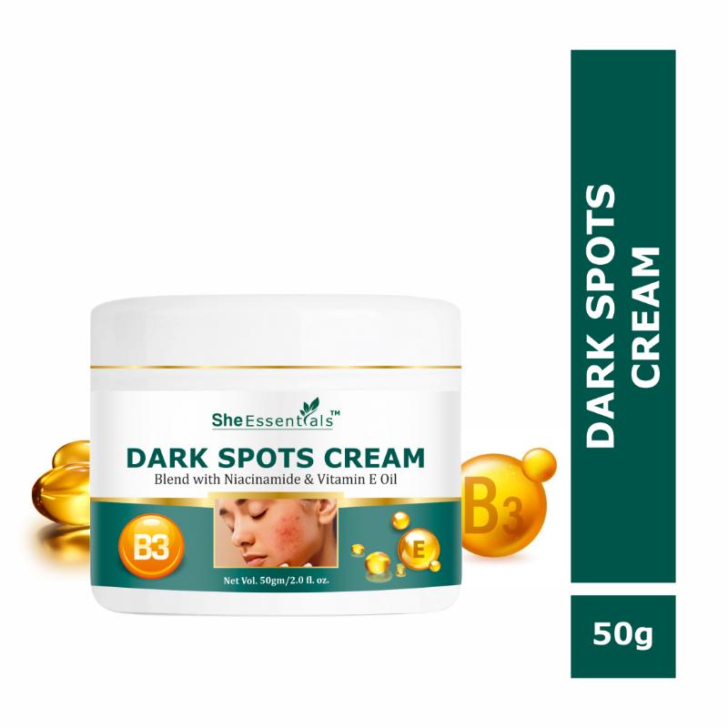 Dark Spot Corrector Cream, Niacinamide & Vitamin E Oil