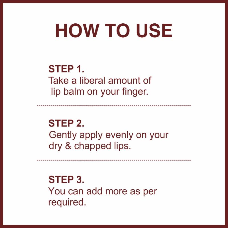 Beetroot Lip Balm For Lip Lightening, Dry & Chapped Lips, Makes Soft & Glossy Lips