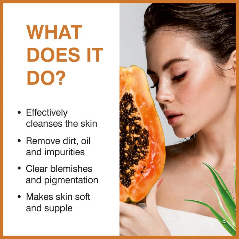 Papaya Brightening Face Wash For Glowing & Radiant Skin