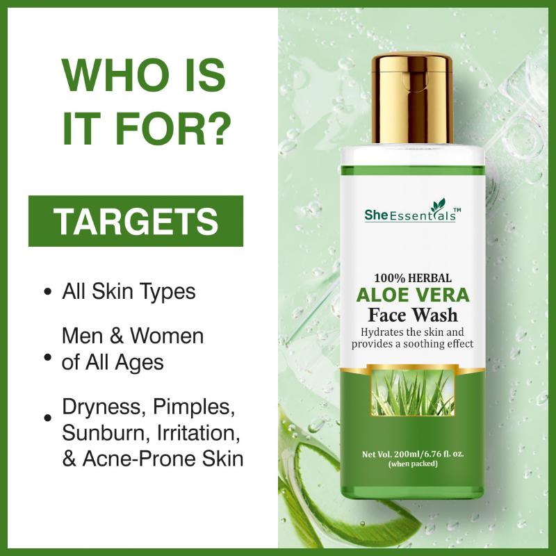 Aloe Vera Hydrating Face Wash For All Types Of Skin