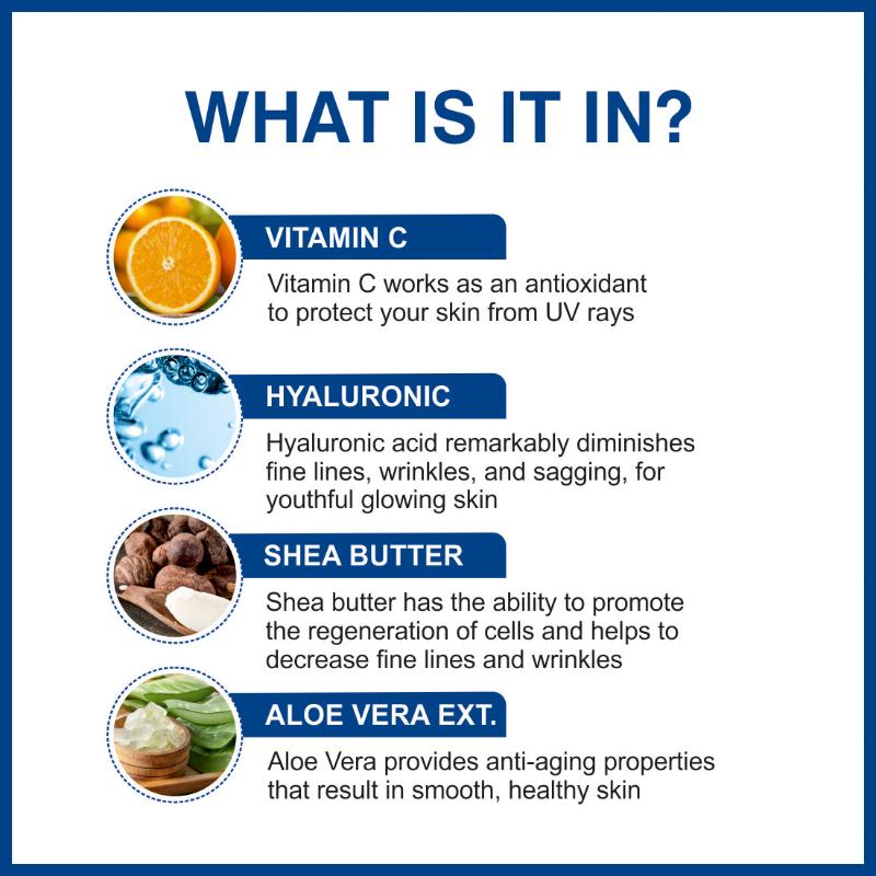 Anti Ageing Cream Vitamin C & Hyaluronic Acid