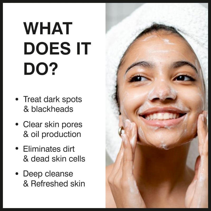 Charcoal Face Wash With Activated Charcoal For Oil Control