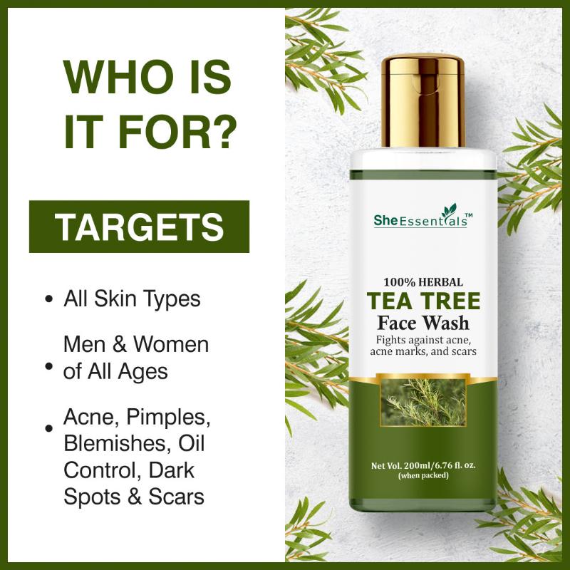 Tea Tree Oil Face Wash For Acne Control