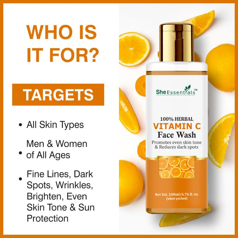 Vitamin C Face Wash For Glowing Skin
