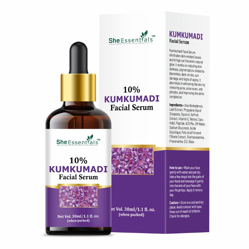 Kumkumadi Tailam Saffron Night Serum Face Oil For Skin Glow, Anti Aging, Dark Spots