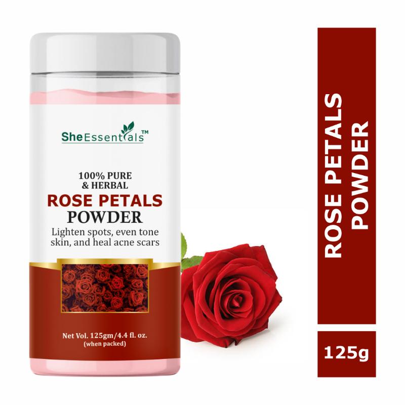 Rose Petals Powder For Face Pack & Mask - Men & Women