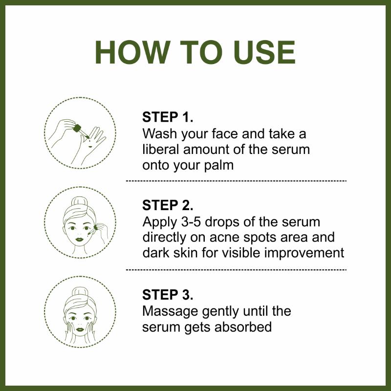 Anti-Acne Face Oil Serum With Tea Tree Oil
