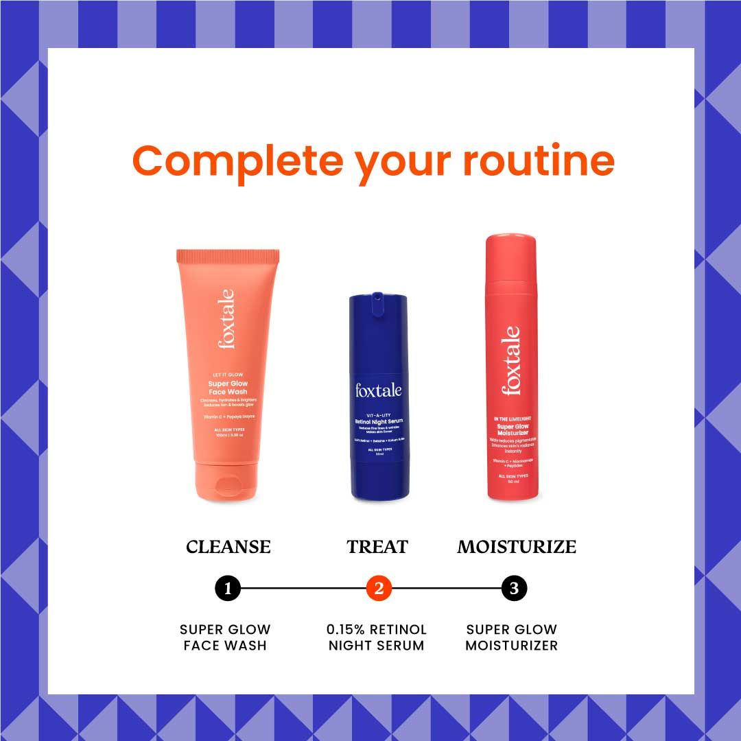 0.15% Retinol Face Serum for Collagen Boost, Anti-Aging, Treats Fine Lines & Wrinkles