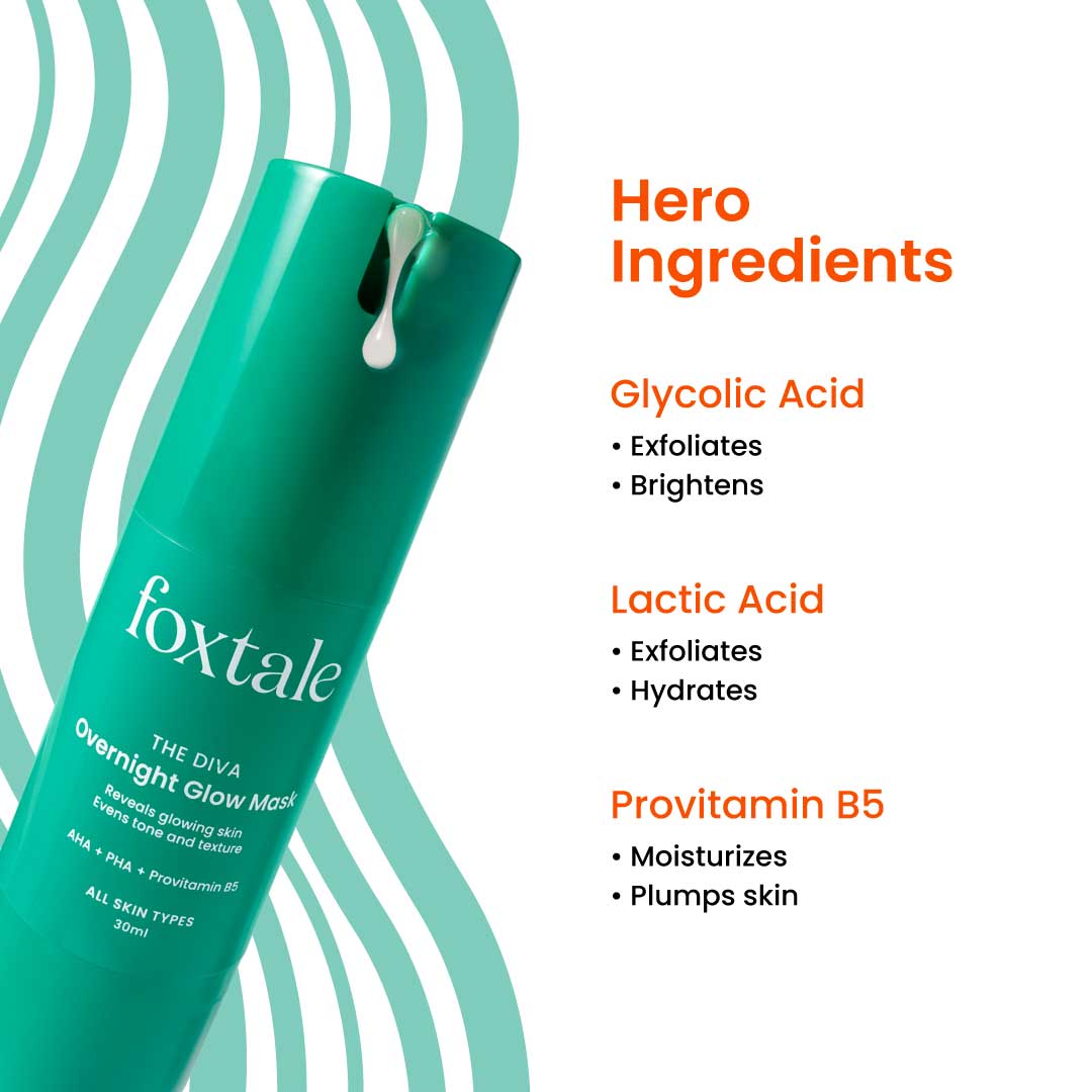 Overnight Glow Mask Glycolic & Lactic Acid