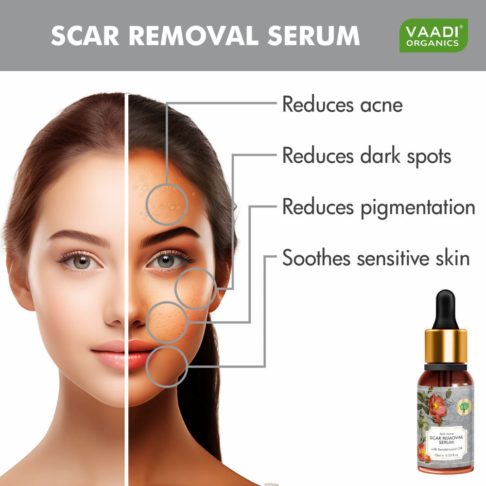 Anti Acne Scar Removal Serum With Sandalwood Oil